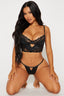 Ensemble lingerie BIANCA Noir