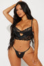 Ensemble lingerie BIANCA Noir