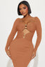 Robe STEPHANIE Marron