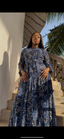 Robe MARIAMA Bleu