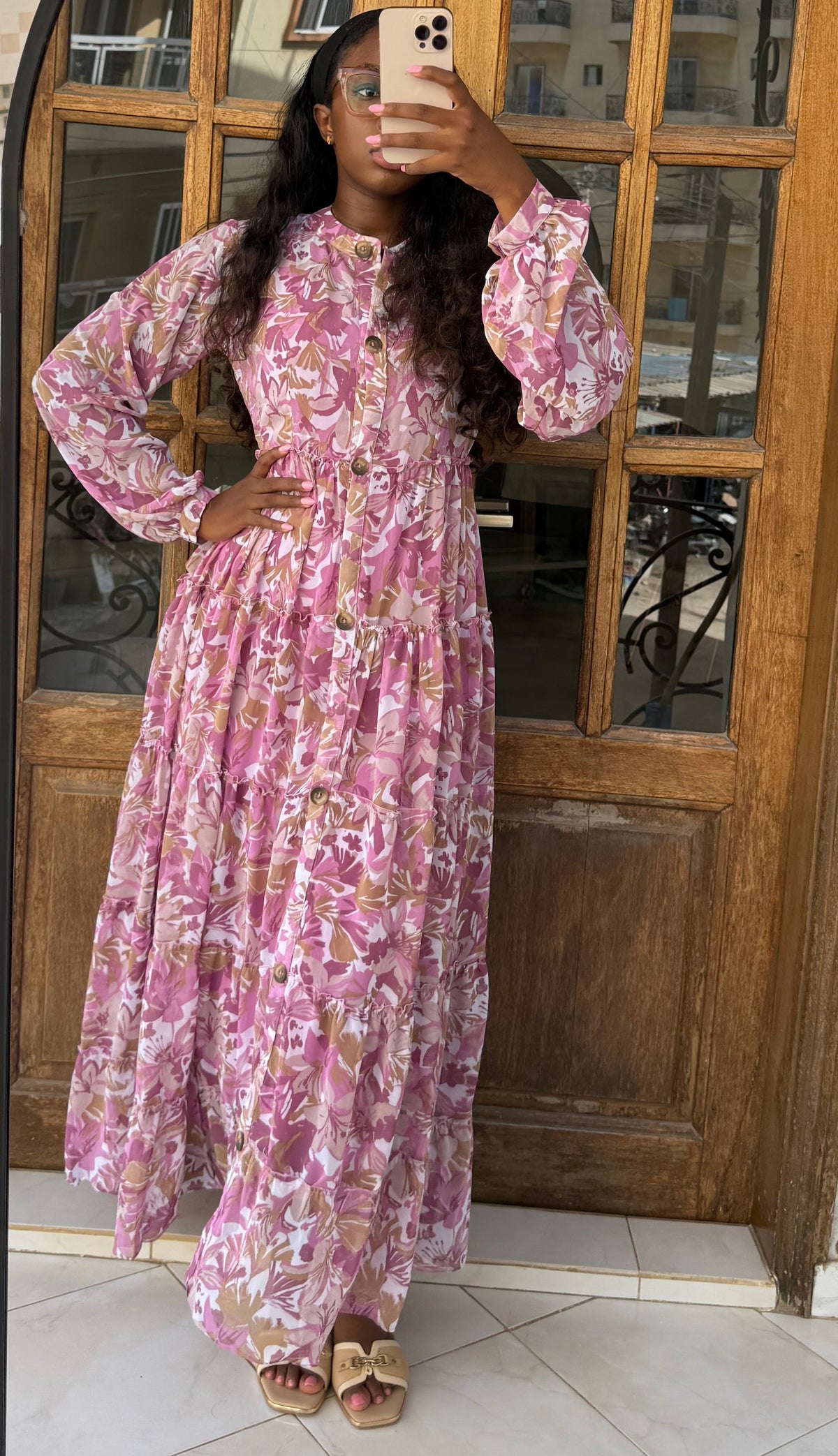 Robe MARIAMA Rose