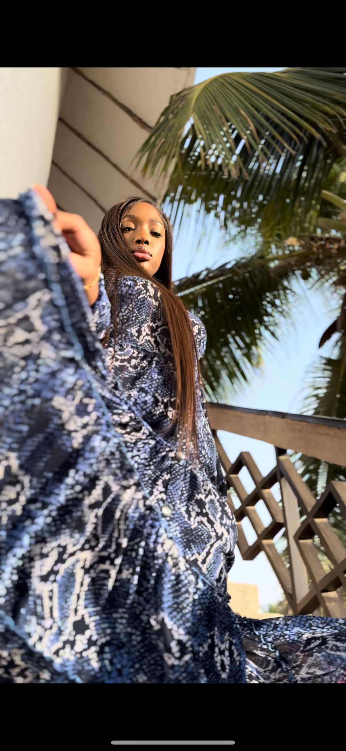 Robe MARIAMA Bleu
