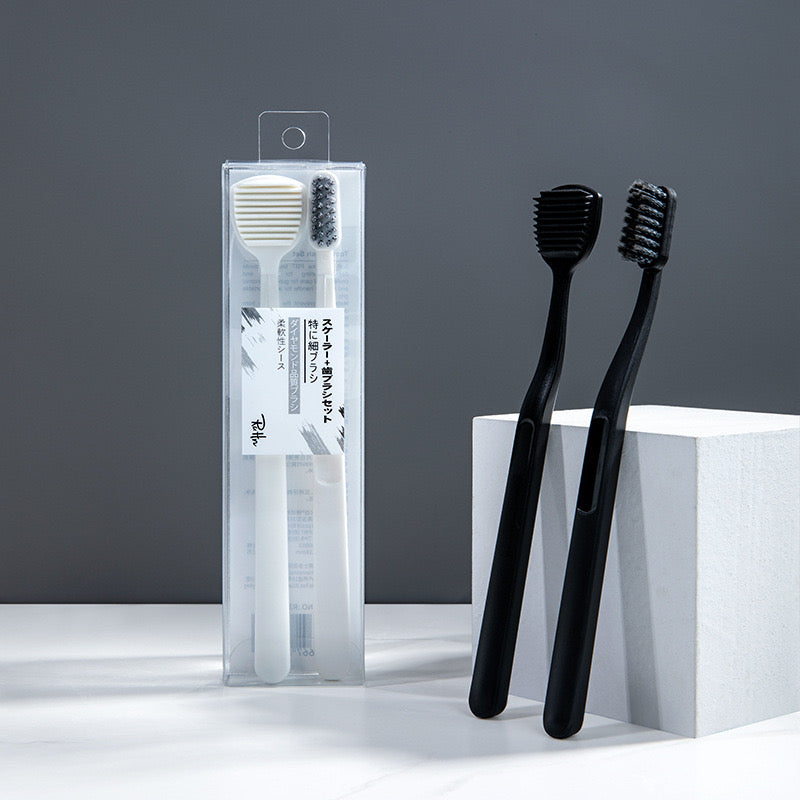 Kit hygiène bucco-dentaire - Brosse à dents & gratte langue