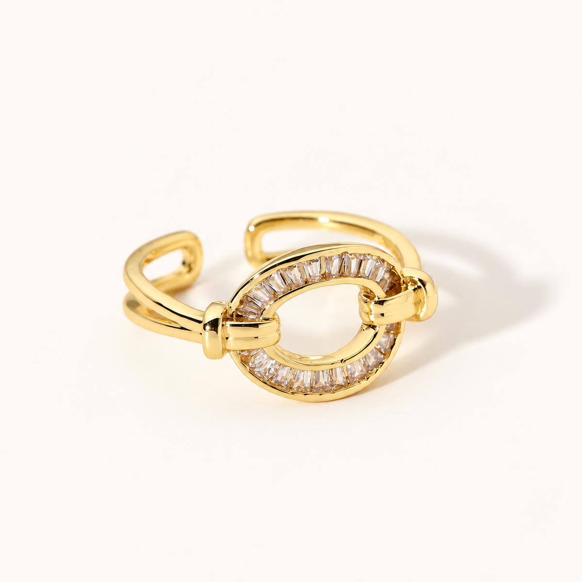 Bague DABA — Acier inoxydable doré