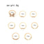 Lot de 8 bagues LOLITA
