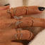 Lot de 8 bagues LOLITA