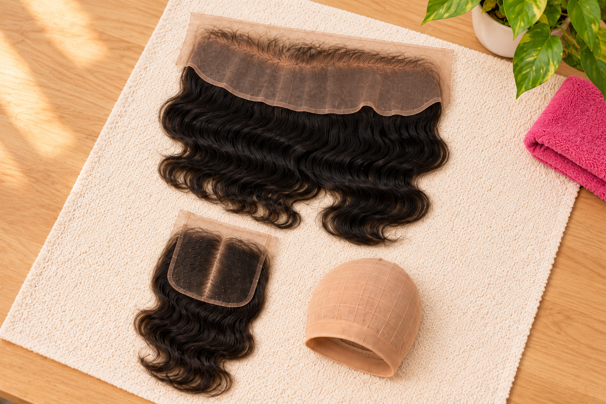 Lace frontale, closure et densité : le guide pour comprendre une fiche produit