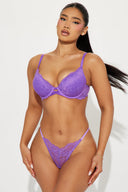 Soutien-gorge PushUp FLORA Violet