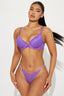Soutien-gorge PushUp FLORA Violet