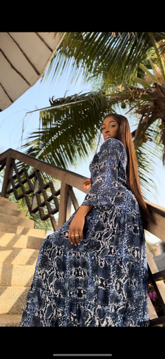 Robe MARIAMA Bleu