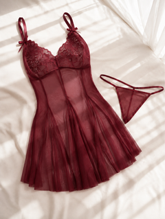 Ensemble nuisette NINA Rouge