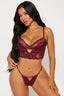Ensemble lingerie BIANCA Rouge