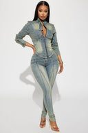 Veste denim CHARLOTTE