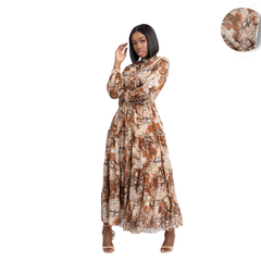 Robe MARIAMA Marron