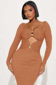 Robe STEPHANIE Marron