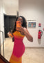 Robe ANNISSA Rose Orange