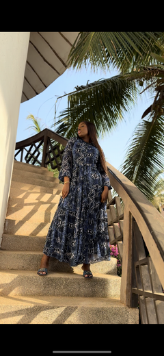 Robe MARIAMA Bleu