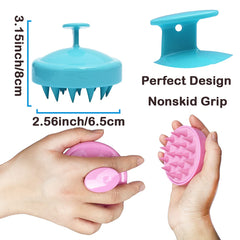 Brosse silicone shampoing