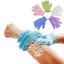 Lot de 2 Gants de douche exfoliants