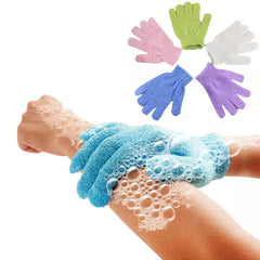 Lot de 2 Gants de douche exfoliants