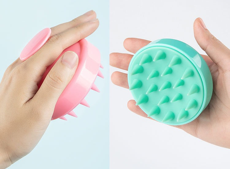 Brosse silicone shampoing