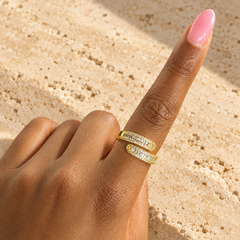 Bague SEYNABOU — Acier inoxydable