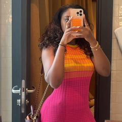 Robe ANNISSA Rose Orange