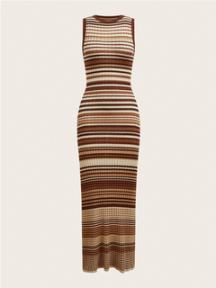 Robe ANNISSA Marron