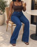 Jeans LESLIE Bleu