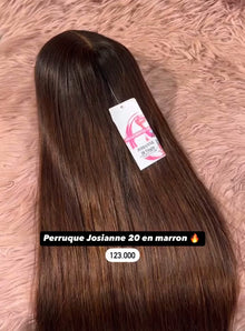 Perruque JOSIANNE Virgin Marron