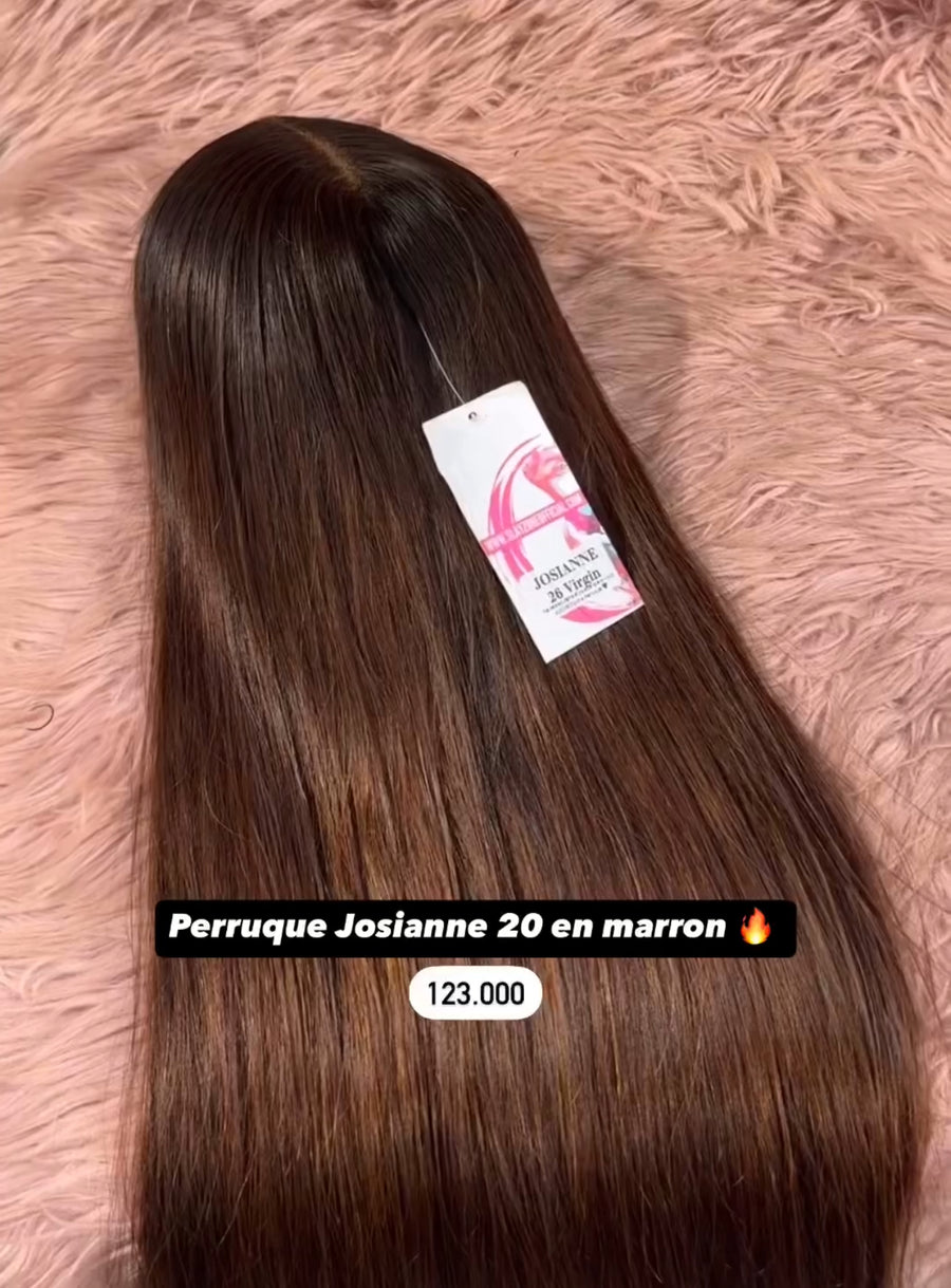 Perruque JOSIANNE Virgin Marron