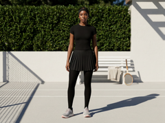 Ensemble tennis Noir