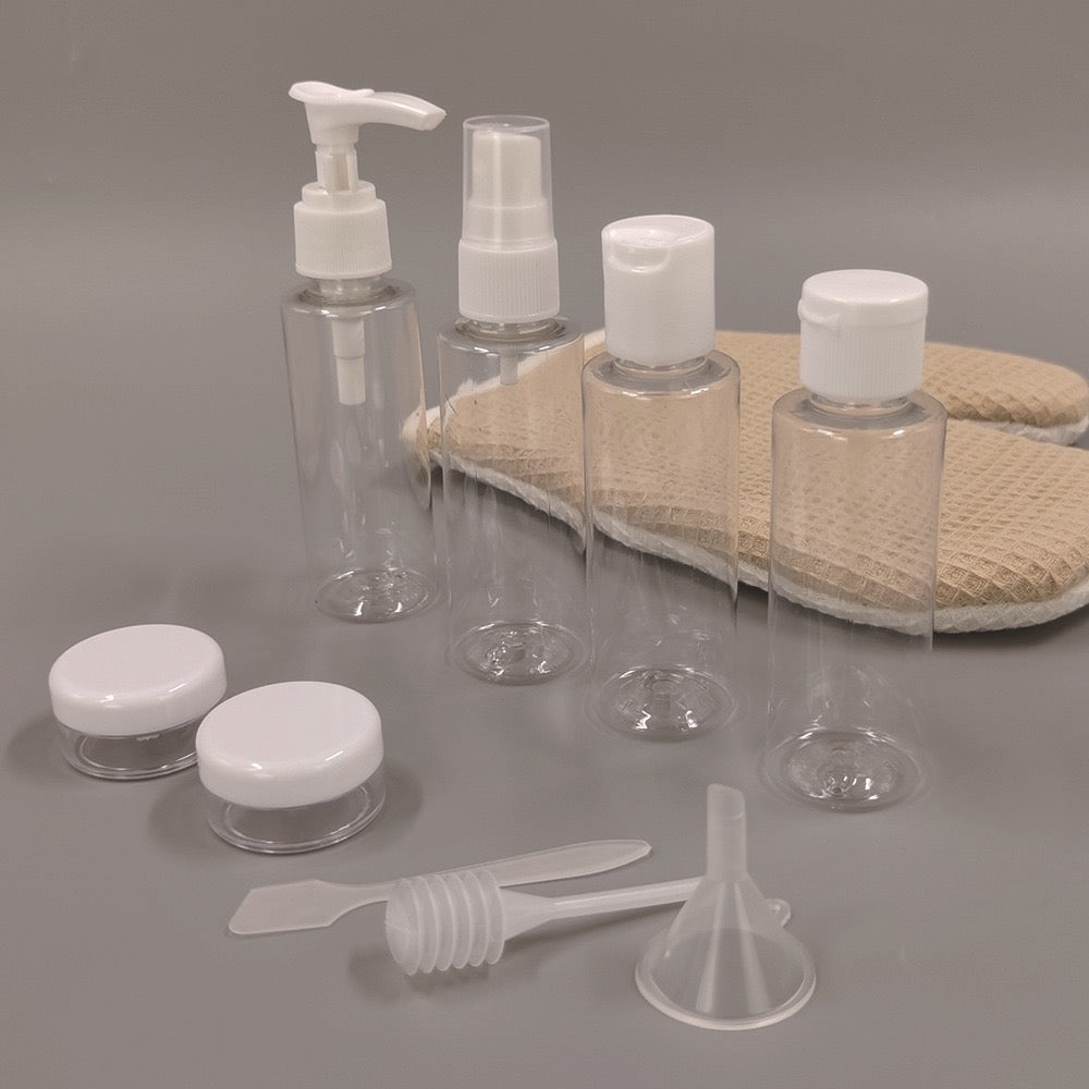 Kit récipients cosmétiques voyage