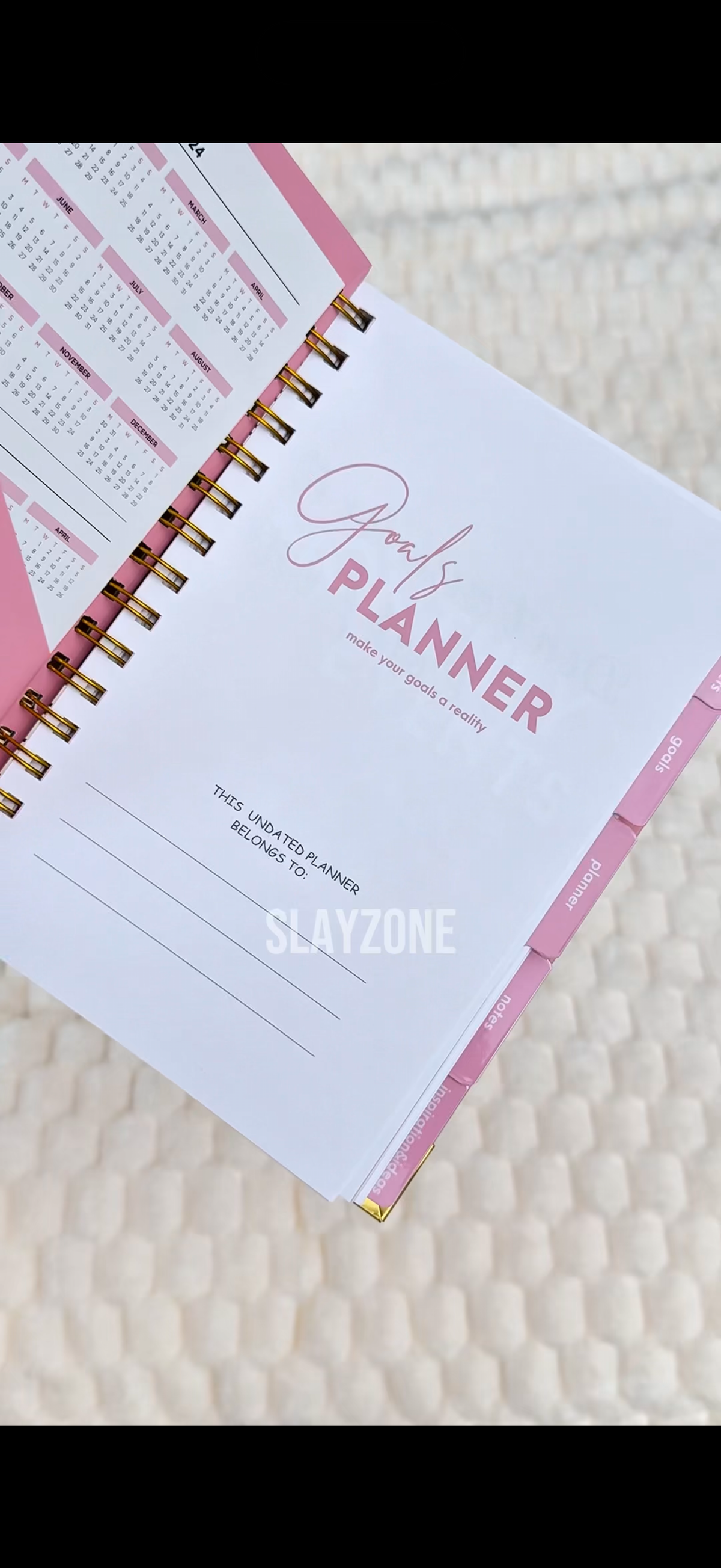 Goals Planner - Carnet