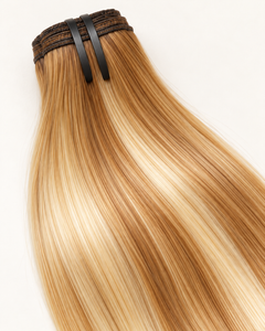 Boule RAW VIET SDD Blond Piano — détail des coutures et des deux attaches