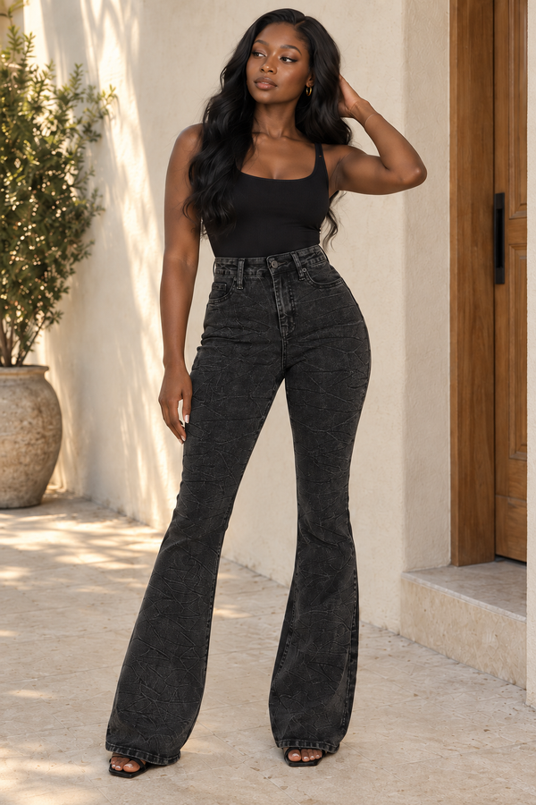 Jeans LESLIE Noir
