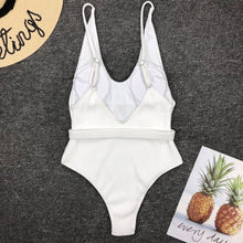 Charger l&#39;image dans la galerie, Maillot une pièce ceinturé (Bodysuit)
