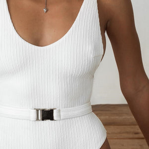 Maillot une pièce ceinturé (Bodysuit)