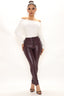 Pantalon faux CUIR