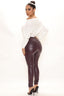 Pantalon faux CUIR