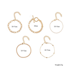 Lot de 5 bracelets ZELDA