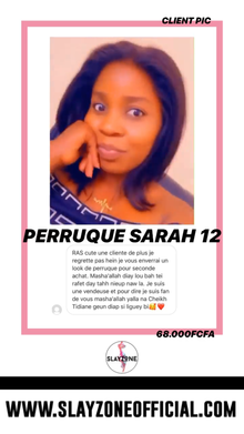 Perruque SARAH Virgin