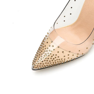 Talons STRASS - Escarpins PVC
