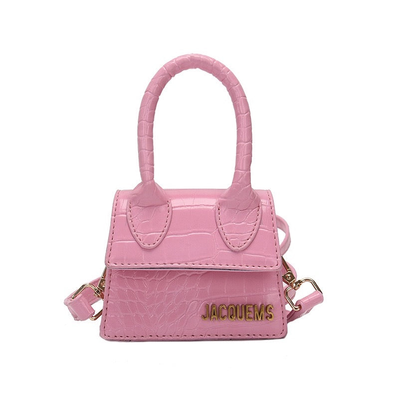 Mini cartable J croco
