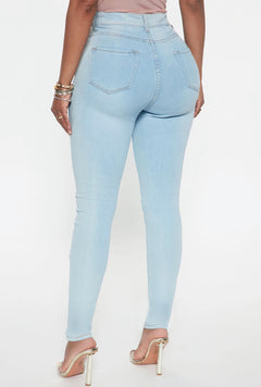 Jeans distressed LOLITA (2 couleurs)