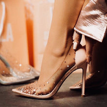 Charger l&#39;image dans la galerie, Talons STRASS - Escarpins PVC
