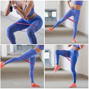 Lot de 5 bandes de resistance FITNESS
