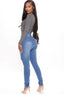 Jeans distressed LOLITA (2 couleurs)
