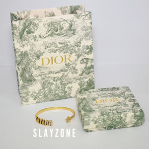Bracelet DIOR plaqué OR 18K